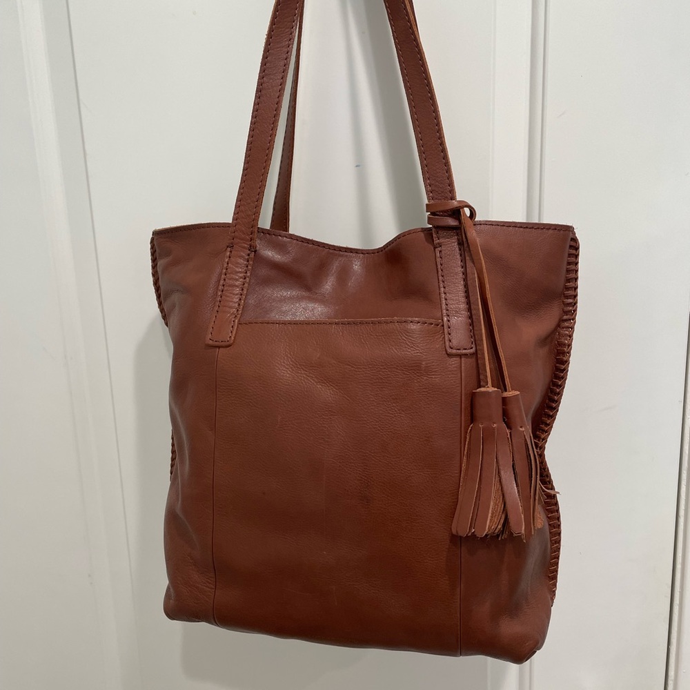 COPY - Gently Used Rusty brown Lucky Brand Women’s Leather tote.